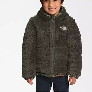 The North Face Kids’ Reversible Mount Chimbo Full-Zip Hooded Jacket size 3T